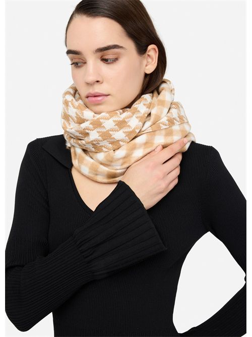 Stola pied de poule LIU JO | 2F5041T0300/M9763